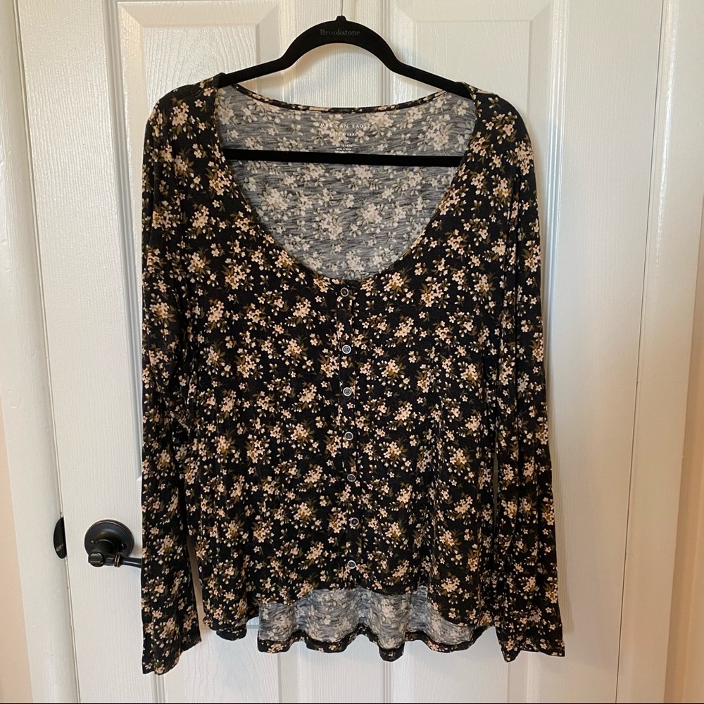 Floral Button Up Blouse
